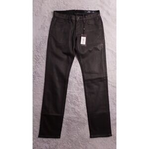 NEW Armani Exchange Jeans Men 30x33 Slim Fit J13 Dark Wash Denim Waxed Black NWT